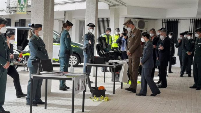 El Rey Felipe VI en su visita a Valencia de Alcántara (Cáceres)