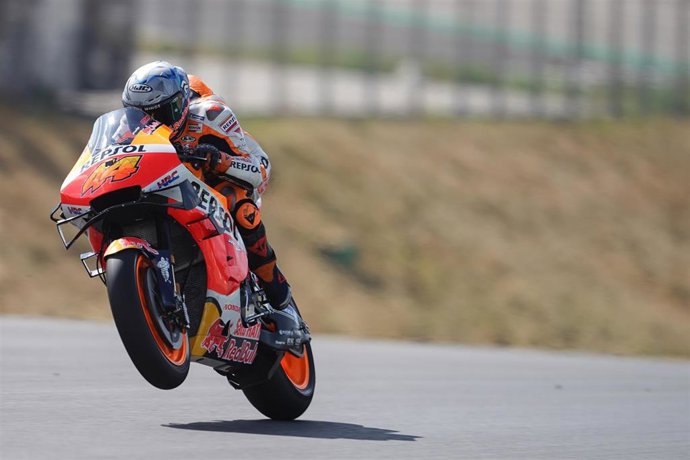 El piloto de MotoGP Pol Espargaró (Repsol Honda Team) en el Gran Premio de Portugal 2021