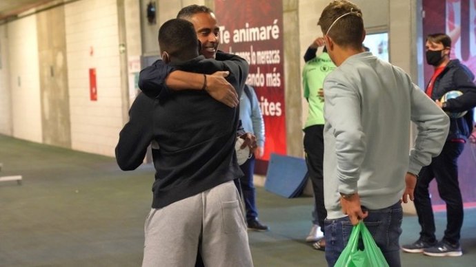 José Gomes se despide de la plantilla de la UD Almería