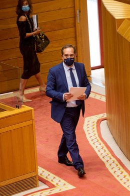 El conselleiro de Facenda, Valeriano Martínez