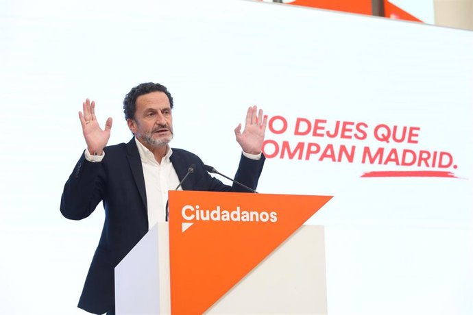 El candidato de Ciudadanos (Cs) a la presidencia de la Comunidad de Madrid, Edmundo Bal