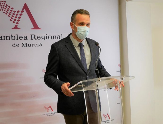 El portavoz del Grupo Parlamentario Popular, Joaquín Segado