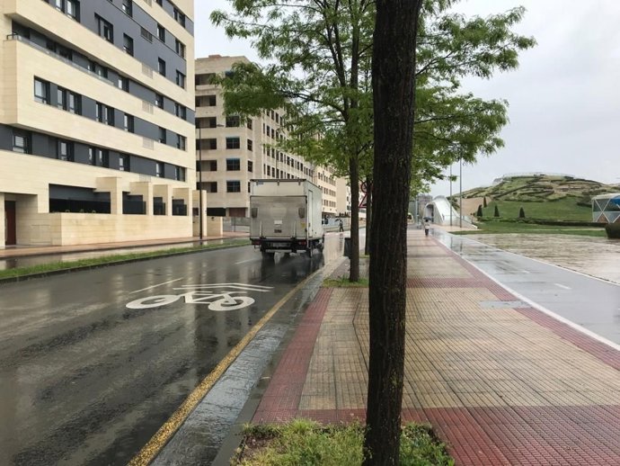 Calle Miguel Delibes de Logroño