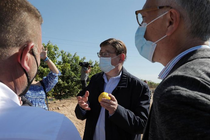 Puig visita una comunidad de regantes en Benferri