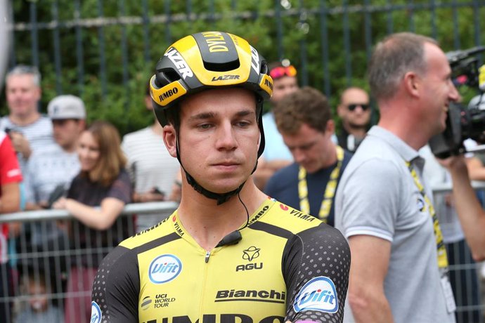 Archivo - Paris - 27-07-2019, cycling, Stage 21, etappe 21, Rambouillet - Paris, champs-elysees, Dylan Groenewegen fully concentrated on the final stage to the champs elysees