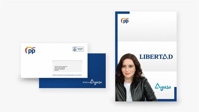 Propangada electoral de la presidenta de la Comunidad y candidata del PP, Isabel Díaz Ayuso.