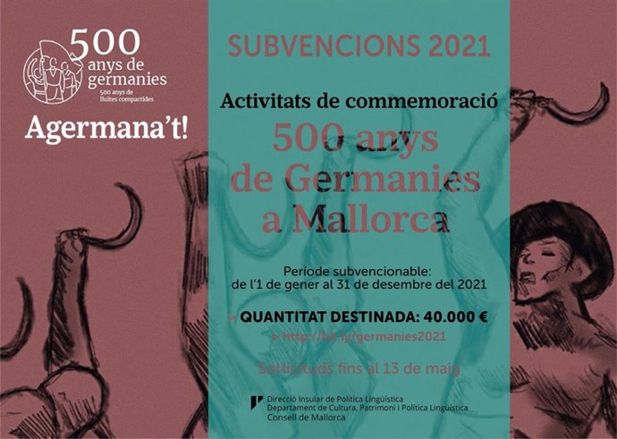 Ayudas del Consell de Mallorca por los 500 años de las Germanías.