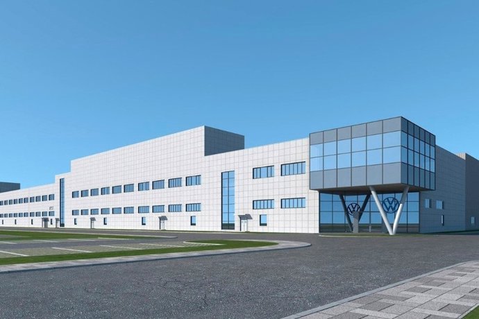 Representación del centro técnico de Volkswagen Anhui en China.