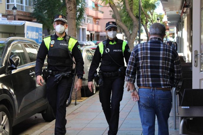Agentes de la Policía Local en una imagen de archivo