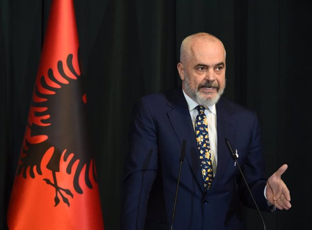 Archivo - El primer ministro de Albania, Edi Rama.
