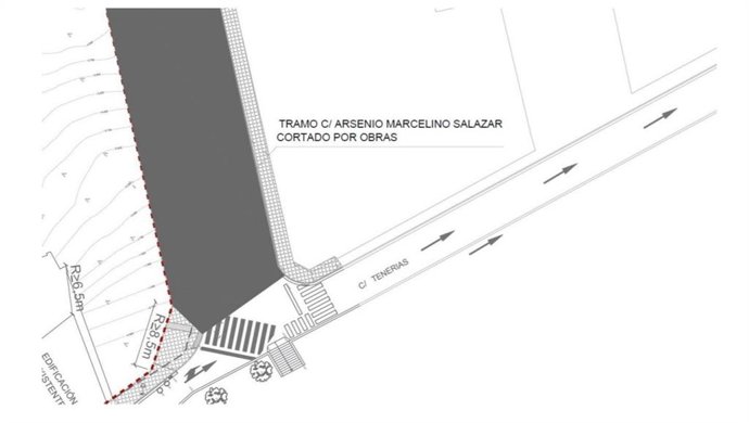 Cambios circulación en Haro ante las obras del futuro Mercadona