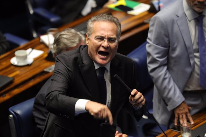 El senador brasileño Renan Calheiros