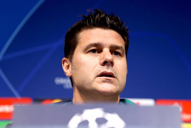 Archivo - 16 April 2019, England, Manchester: Tottenham Hotspur manager Mauricio Pochettino attends a press conference at the Etihad Stadium, ahead of Wednesday's UEFA Champions League quarter-final second leg soccer match between Manchester City and To
