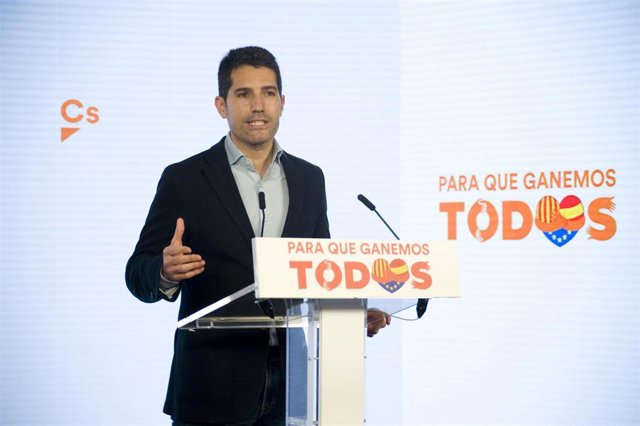 Archivo - El portavoz de Cs en el Parlament, Nacho Martín Blanco. Foto de archivo. 