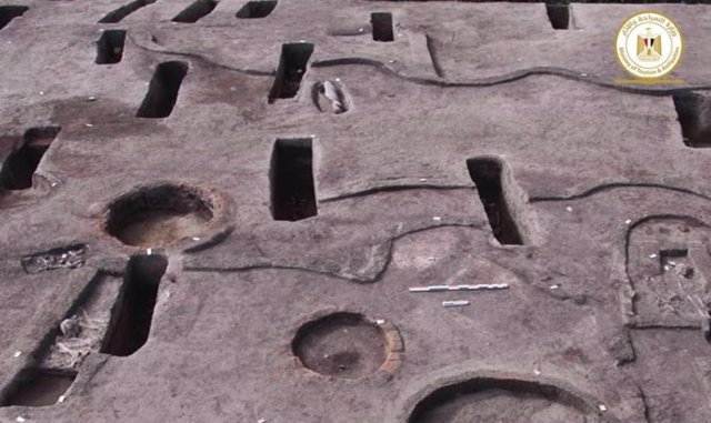 Muestra de las tumbas milenarias encontradas en el Delta del Nilo