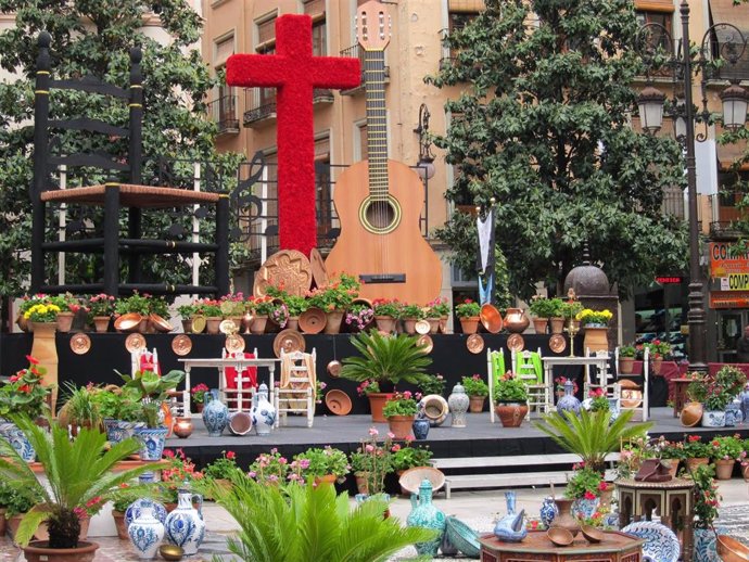 Archivo - Cruz De Mayo En Granada, en imagen de archivo