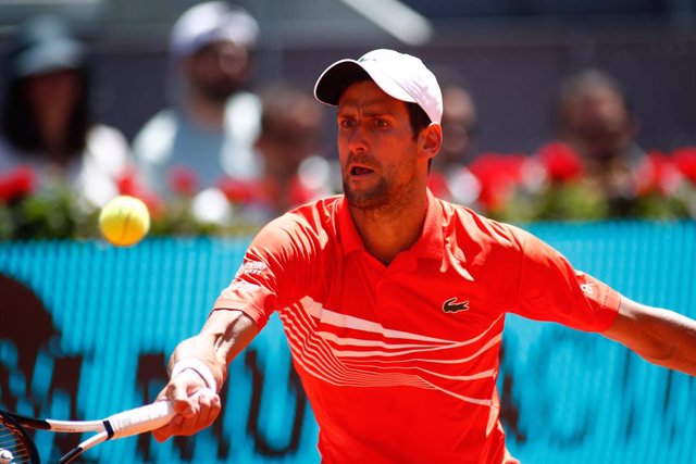 Archivo - Djokovic en el Mutua Madrid Open 2019