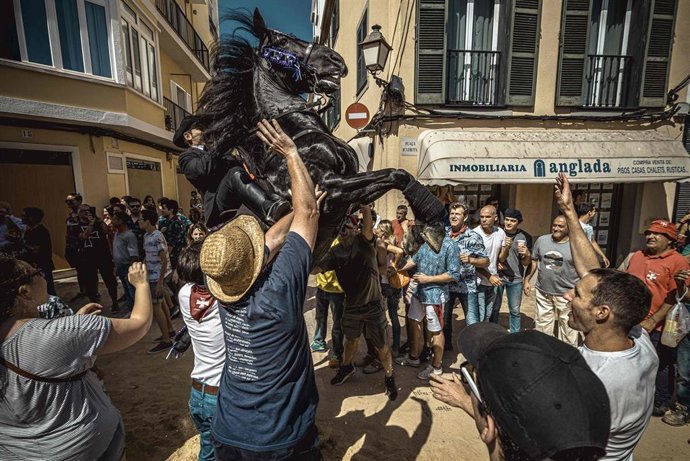 Archivo - Fiestas de Sant Joan en Ciutadella en junio de 2019