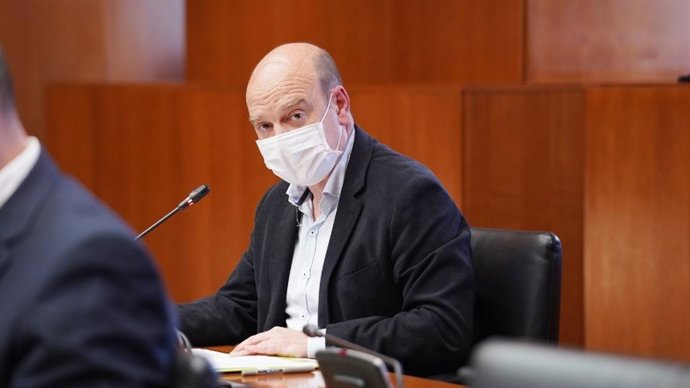 El portavoz parlamentario de VOX, Santiago Morón.