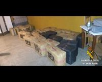 Cuatro detenidos tras intervenir 900 kilos de hachís en Aljaraque (Huelva)