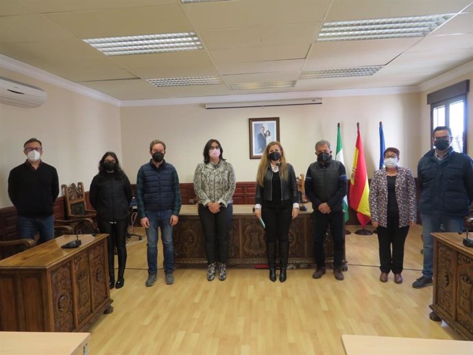 Visita de la Junta al Ayuntamiento de Caniles
