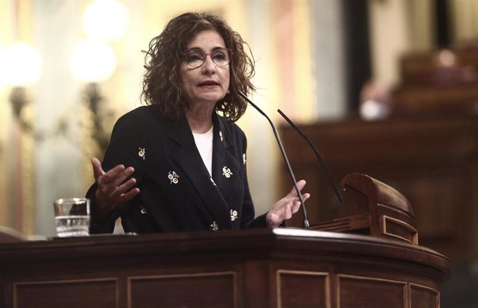 La ministra portavoz y ministra de Hacienda, María Jesús Montero, en una imagen de archivo