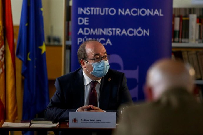 El ministro de Política Territorial y Función Pública, Miquel Iceta