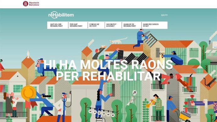 La Diputación de Barcelona crea un portal para impulsar la rehabilitación de viviendas
