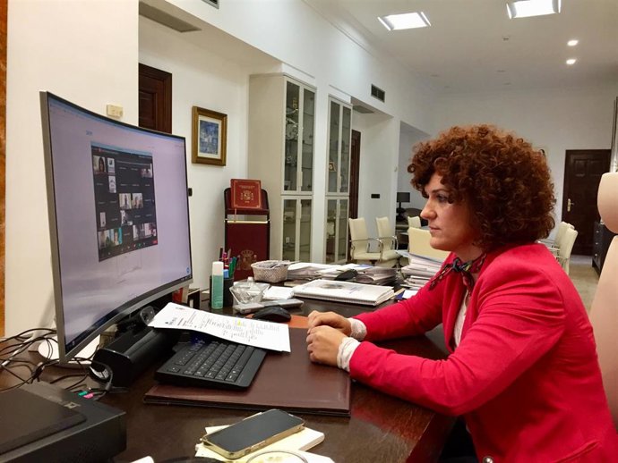 La presidenta de la Diputación de Huelva, María Eugenia Limón.