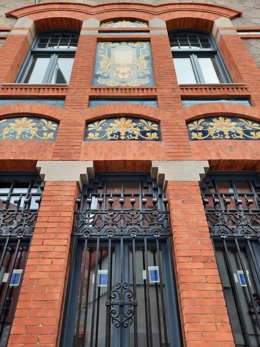 Edificio de BBK Kuna en el casco viejo de Bilbao.