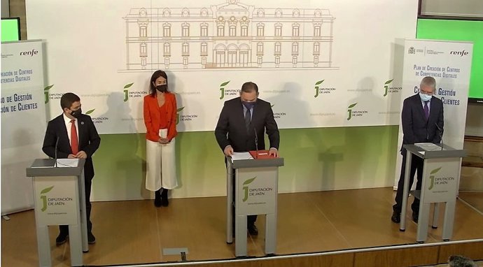 Comparecencia sobre el futuro centro de Renfe en Linares.