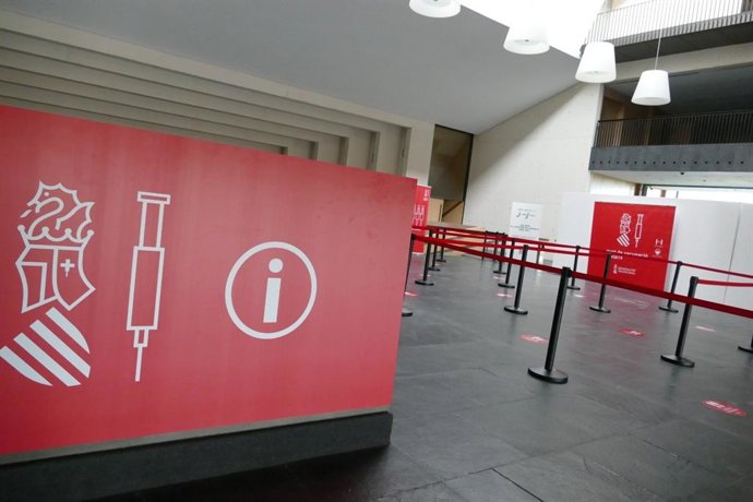 Punto de vacunación masiva del  Auditorio y Palacio de Congresos de Castelló