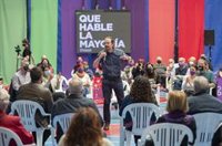 Iglesias: "Las amenazas de los fascistas son contra la posibilidad de que la democracia sirva para mejorar tu vida"