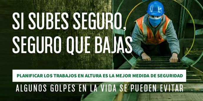Cartel del Instituto Andaluz de Prevención de Riesgos Laborales.