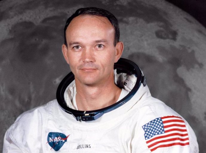Michael Collins cuando tripuló la Apolo 11 en 1969