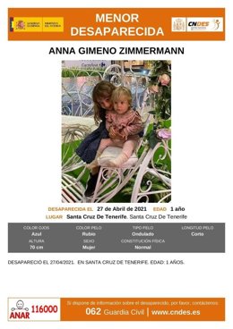 Fotografía de las menores desaparecidas