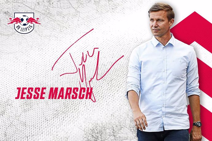 El nuevo entrenador del RB Leipzig de la Bundesliga, el estadounidense Jesse Marsch, que tomará las riendas del equipo el 1 de julio de 2021
