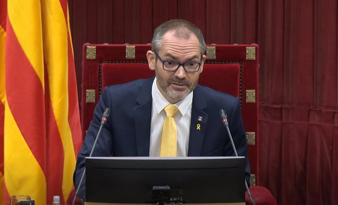 Archivo - El vivepresidente primero del Parlament, Josep Costa.