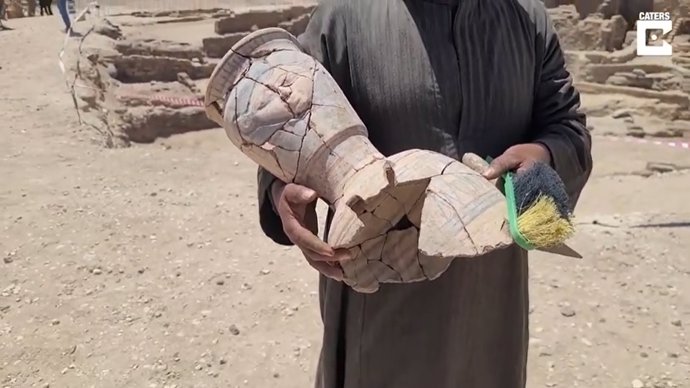 Un explorador documenta en vídeo el hallazgo de la antigua ciudad perdida en Luxor, Egipto