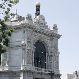 Archivo - Edificio del Banco de España en Madrid.