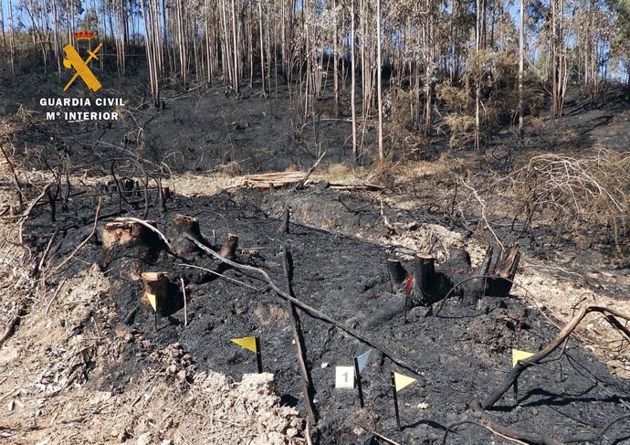 Incendio en Sámano