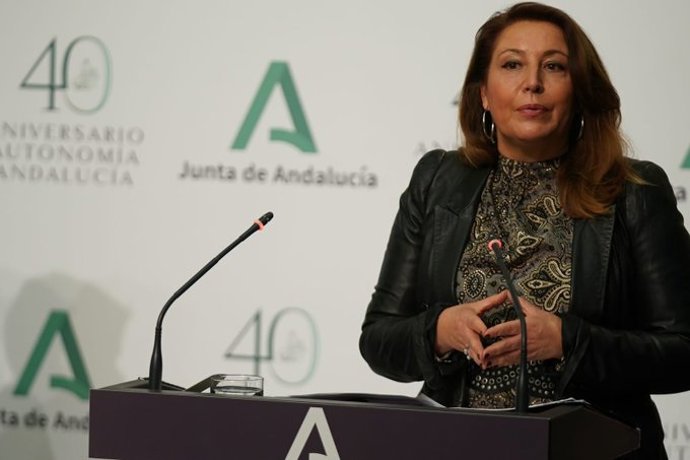 Archivo - La consejera de Agricultura, Ganadería, Pesca y Desarrollo Sostenible, Carmen Crespo.