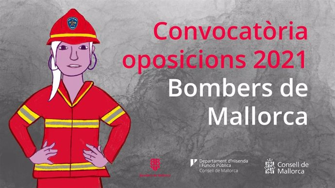 Convocatoria de las oposiciones de 2021 para el cuerpo de Bomberos de Mallorca.
