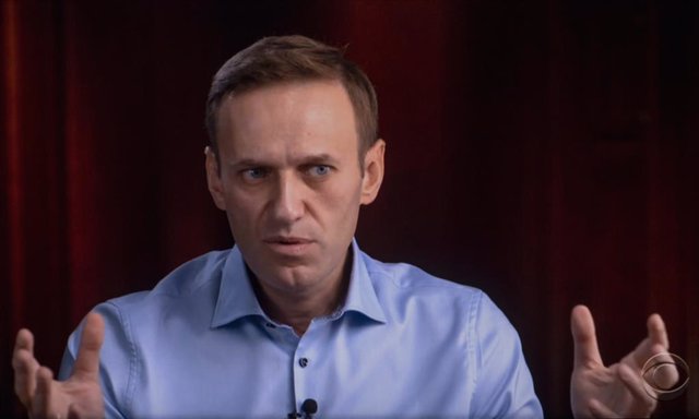 Archivo - Alexei Navalni en una entrevista con la televisión estadounidense en octubre de 2020