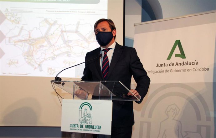 El delegado del Gobierno andaluz en Córdoba, Antonio Repullo, en la rueda de prensa.