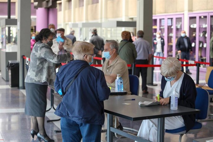 Mayores en el Hospital de Getafe, Madrid, (España).