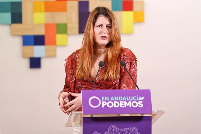 La coportavoz de Podemos Andalucía, Susana Serrano, en una imagen de archivo. 