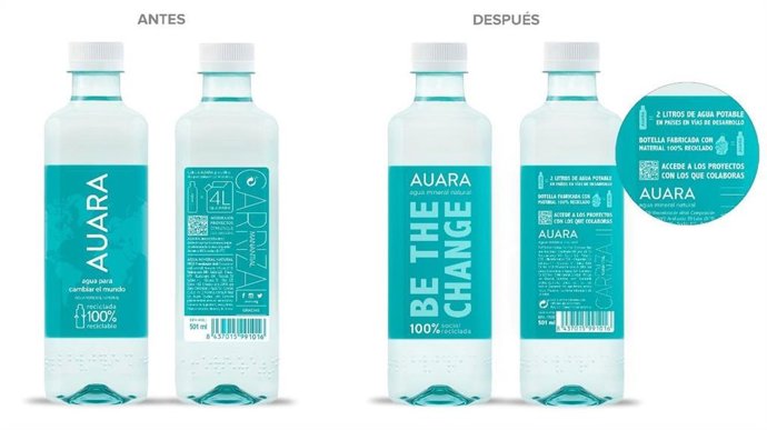 AUARA cambia su lema, 'Be the change'