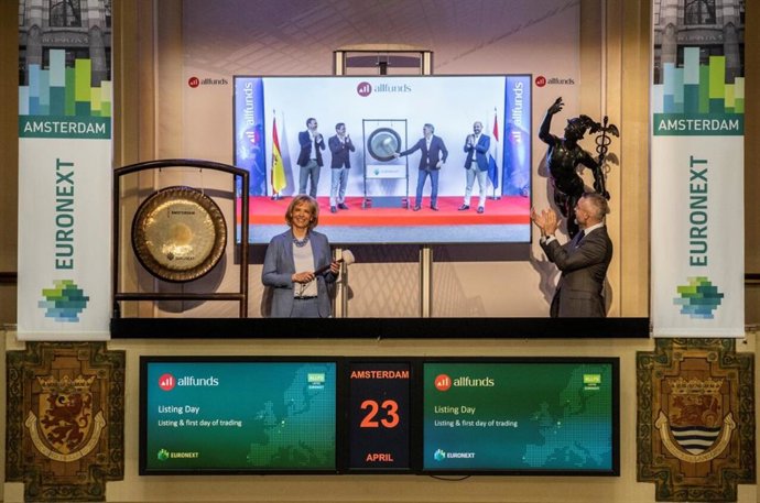 Allfunds debuta en el parqué de Amsterdam