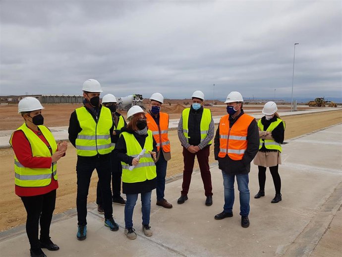 José Luis Soro ha visitado este jueves las obras
